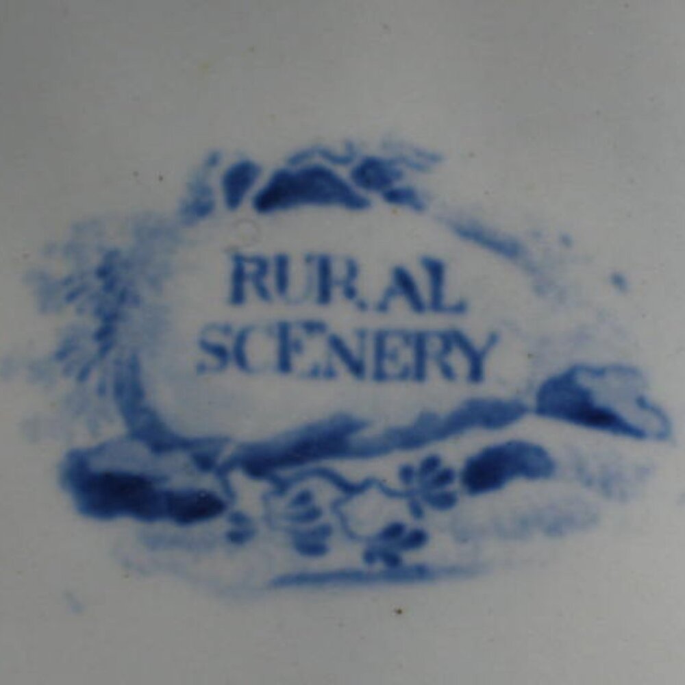 Antique ca1820 Blue Transferware Plate The Reaper Bathwell Goodfellow Excellent - Picture 4 of 13